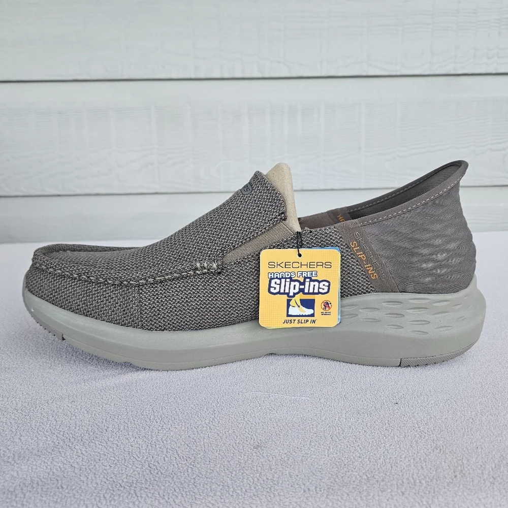 Skechers Slip-ins Parson Ralven Brown Loafer Men SZ 13 Slip-On Memory Foam